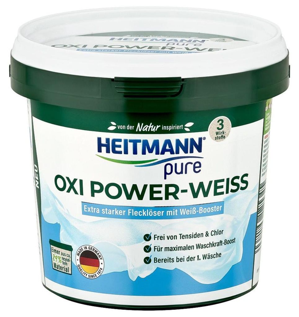 Heitmann Oxi Power-Weiss Fleckenentferner-Bleichpulver 500 Produktbild 