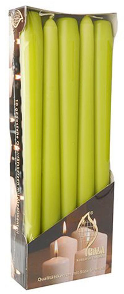 FLAVOUR by Gala Leuchterkerzen 20 mm birke 10er Pack