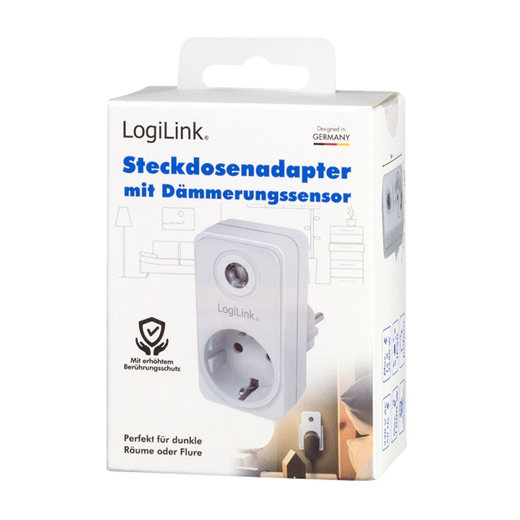 LogiLink PA0263, 1 AC zásuvky/AC zásuviek, Typ F, 230 V, 50 Obrázok produktu 