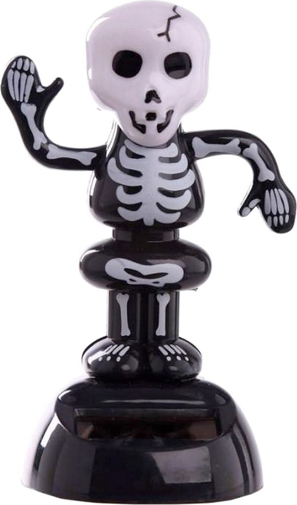 Solar-Wackelfigur Schwarzes Skelett Zdjęcie produktu 