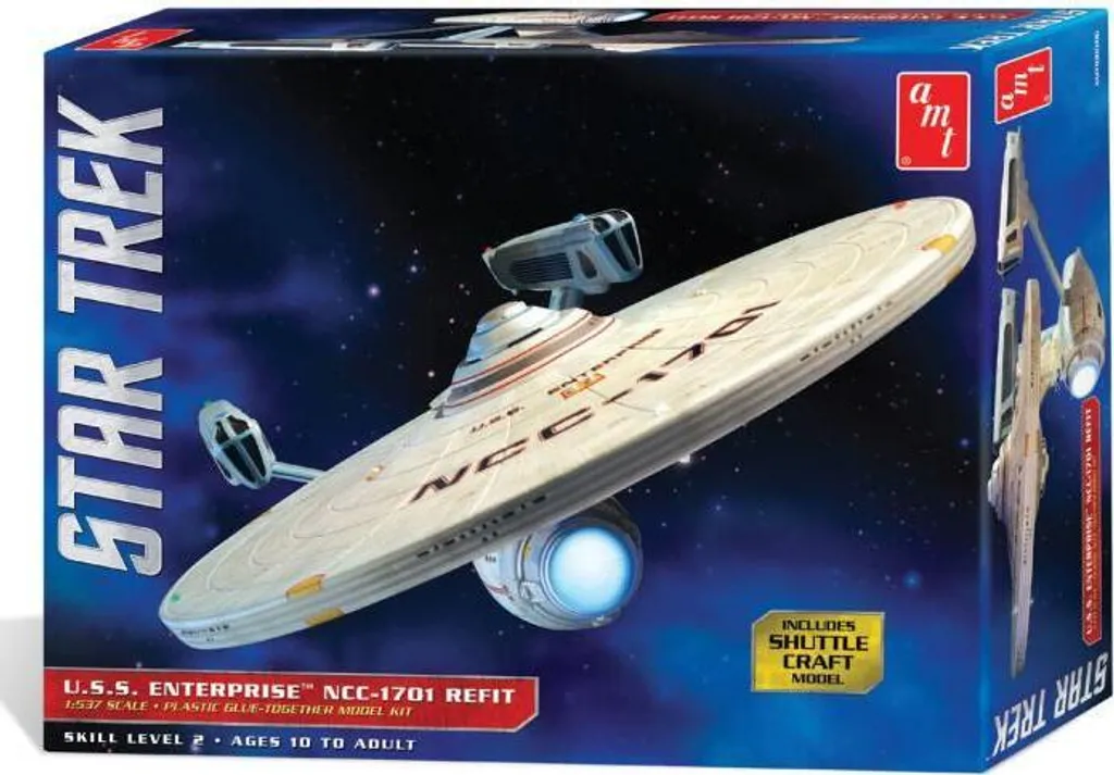Star Trek U.S.S. Enterprise NCC-1701 Refit Objet Déco Geek et Vitrine