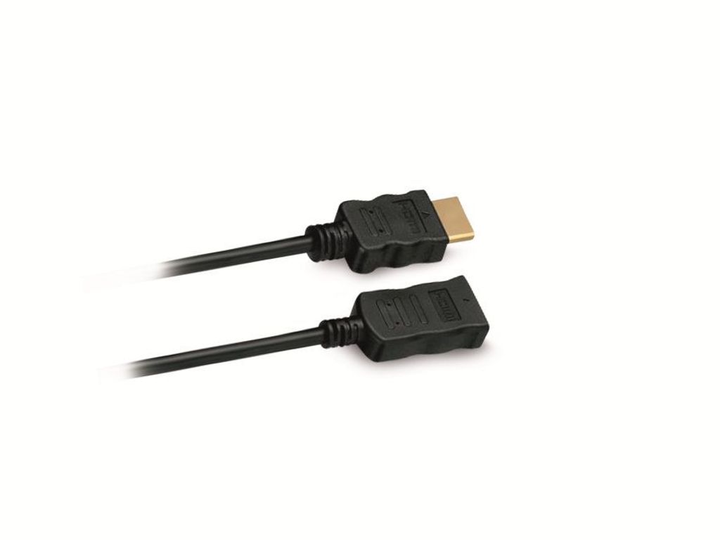 HDMI-Verlängerungskabel, HIGH SPEED with ETHERNET, 1 m