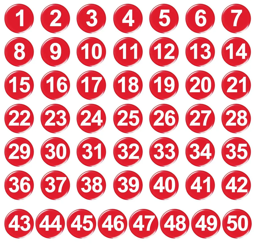 Lot de 50 aimants puissants pour tableau blanc et frigo - Multi-usage