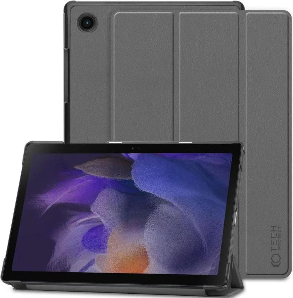 Custodia Samsung Galaxy Tab A8 10.5 Tech-Protect Smartcase Grigia