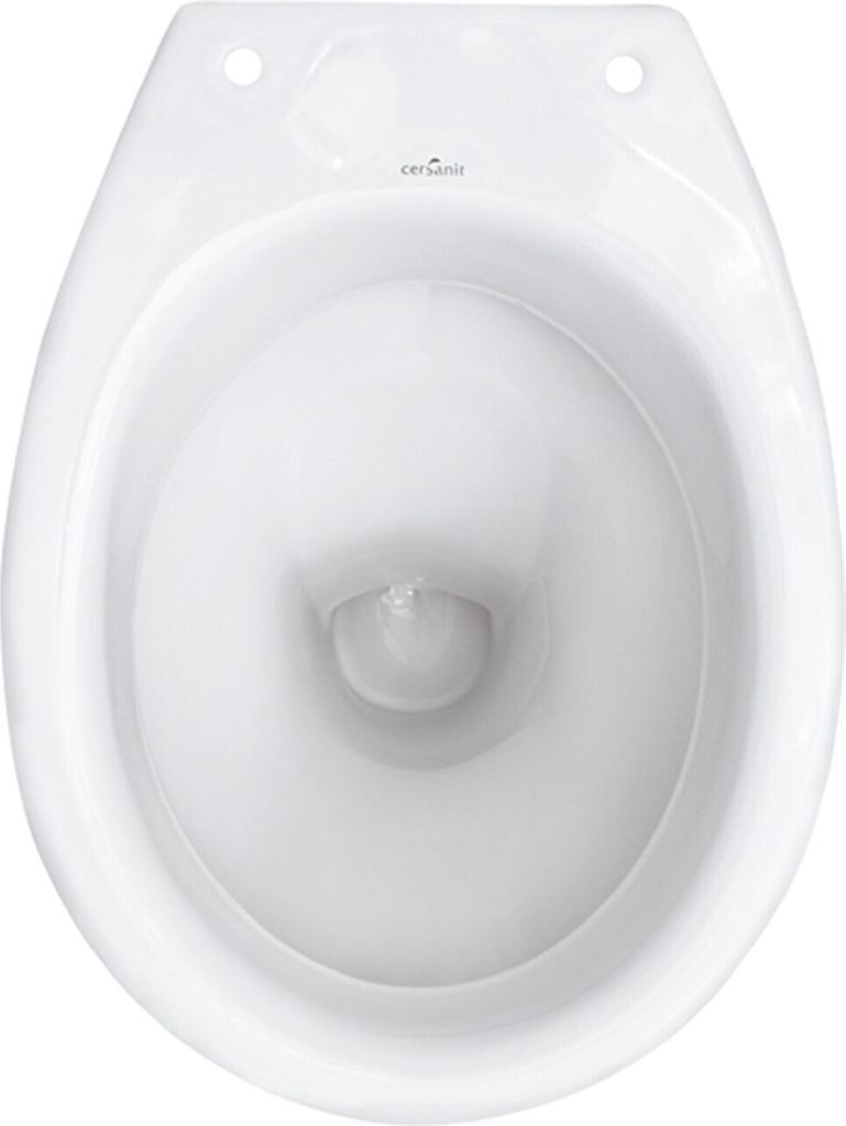 Cersanit Stand-Tiefspül-WC President  weiß, Abgang Innen Produktbild 