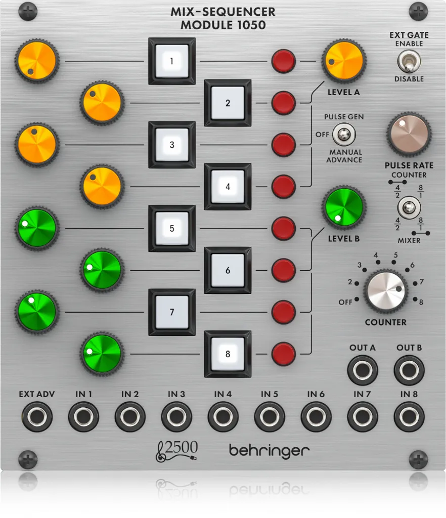 Behringer 1050 Mix-Sequencer Module pour Synthétiseur Modulaire 2500