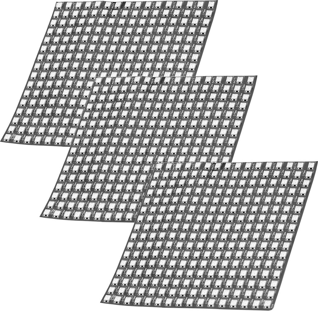 AZ-Delivery LEDs RGB LED Panel WS2812B 16x16 256 LEDs Flexibel Led Matrix IC Einzeladressierbare Vollfarbfunktionen mit DC5V Kompatibel mit Raspber...