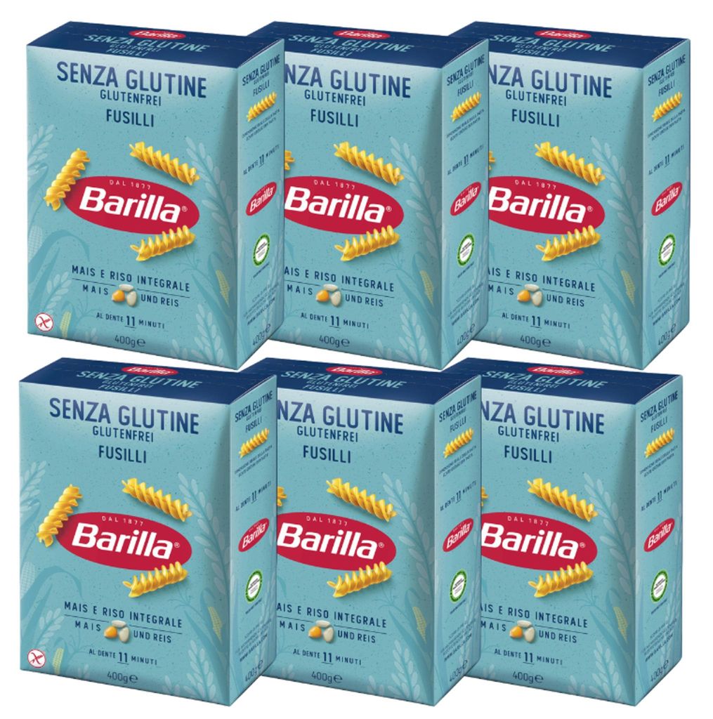 Glutenfreie Nudeln „Senza Glutine Fusilli“ 400 g – Barilla Produktbild 