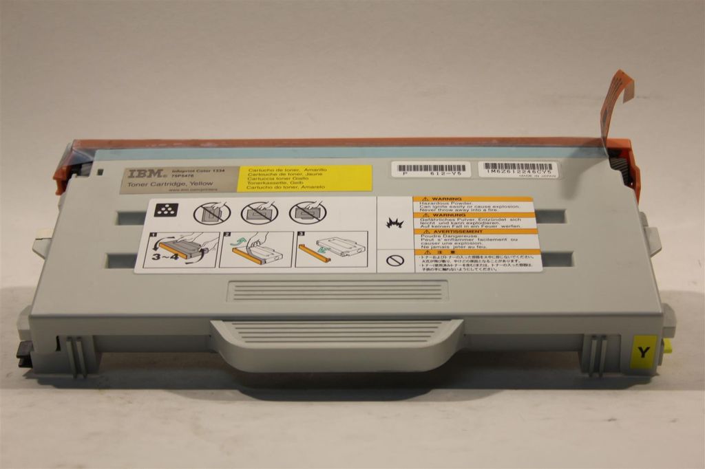 IBM 75P5476 Toner Yellow -Bulk