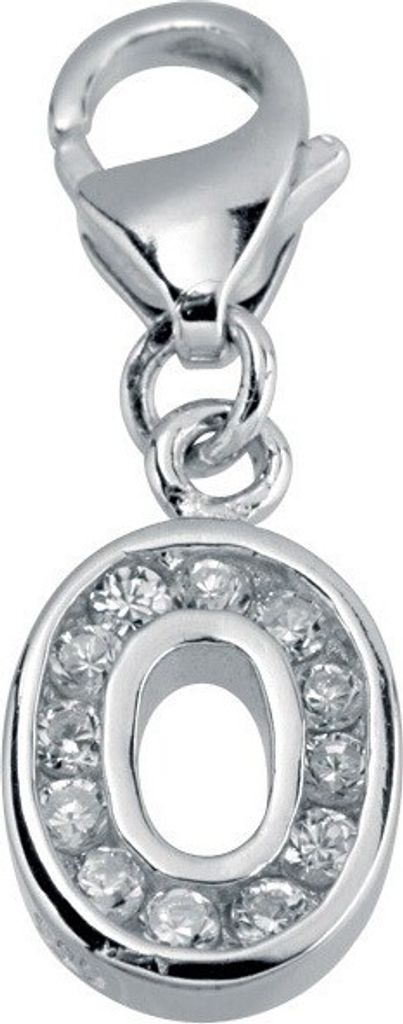 Minott Charms Anhänger Buchstabe O mit Zirkonia 925/-Silber CMM105-O