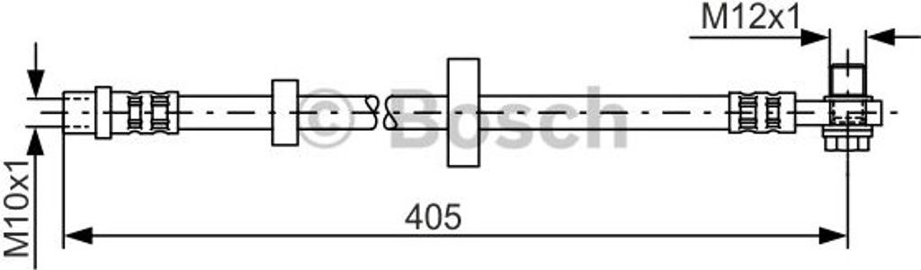 Bosch Bremsschlauch 1 987 481 143