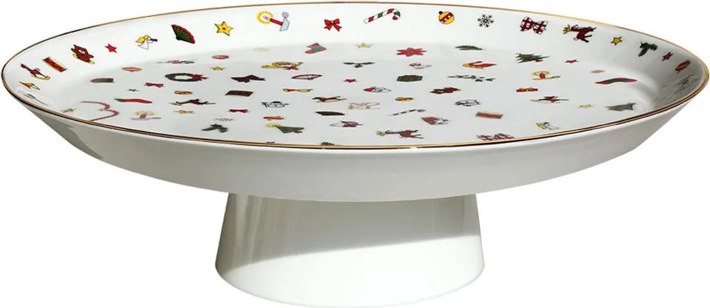 Taitù Noël Oro Alzata Torta Ø 27 cm - Servizio Natalizio Professionale