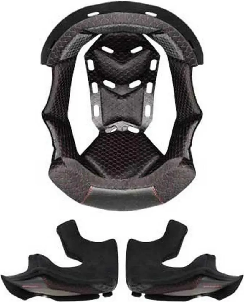 Intérieur LS2 MX701 Explorer Carbon Pad Noir XL - Pièce Casque Moto