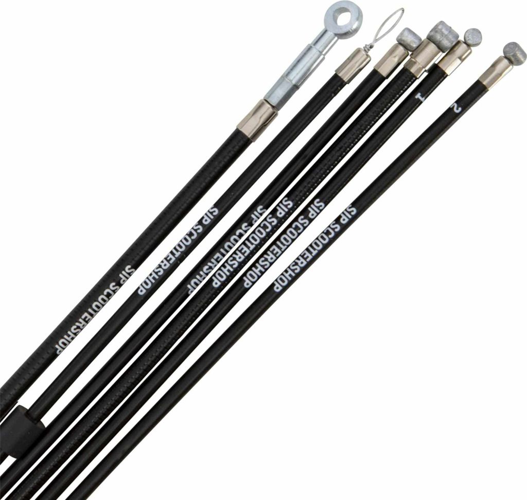 SIP PERFORMANCE Kabelkit PE-Mantel Edelstahl 2-Gang Kupplungs-Gasgriff
