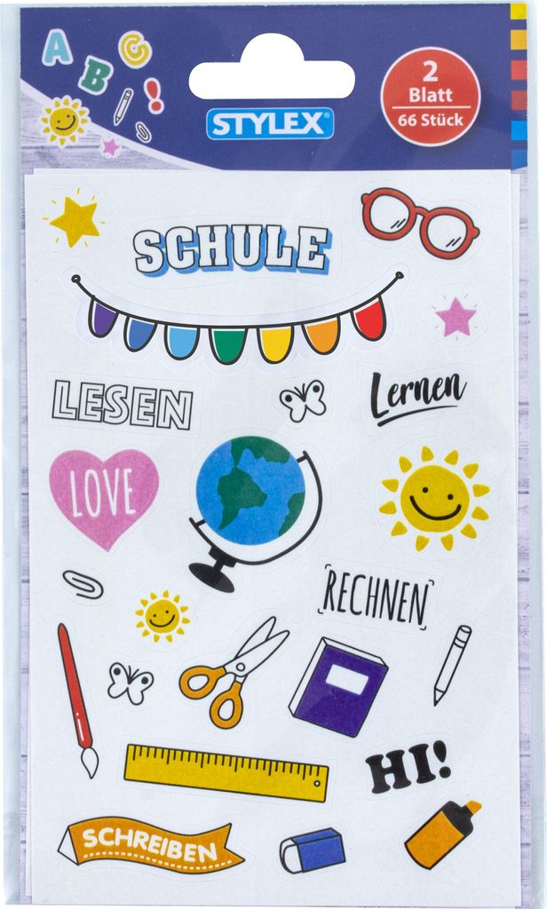 Stylex 36522 Sticker Einschulung 66 Stück