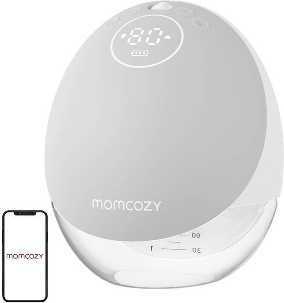 Momcozy M9 Freihändige Milchpumpe (Grau) Produktbild 