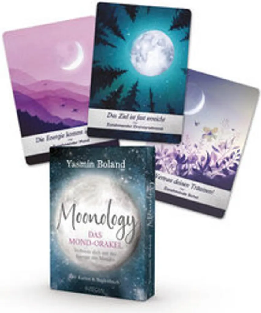Oracle Moonology - Jeu de 44 Cartes et Guide d'Interprétation Inclus