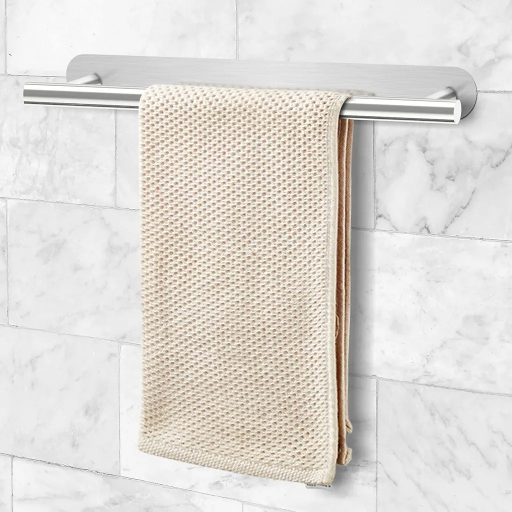 Porte-serviette mural sans perçage 40 cm - Fini les trous dans le carrelage