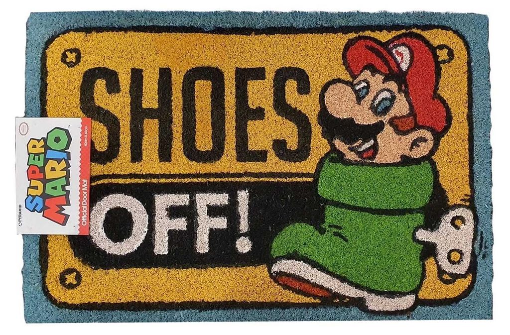 Pyramid International Super Mario Fußmatte Shoes Off 40 x Produktbild 