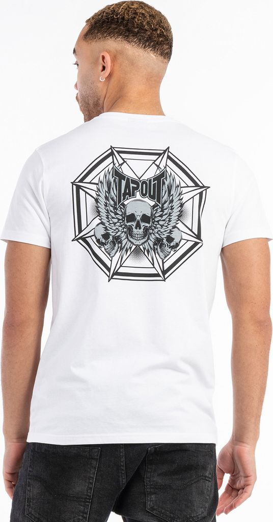 Herren T-Shirt normale Passform OCTAGON TEE White/Black XXL Tapout