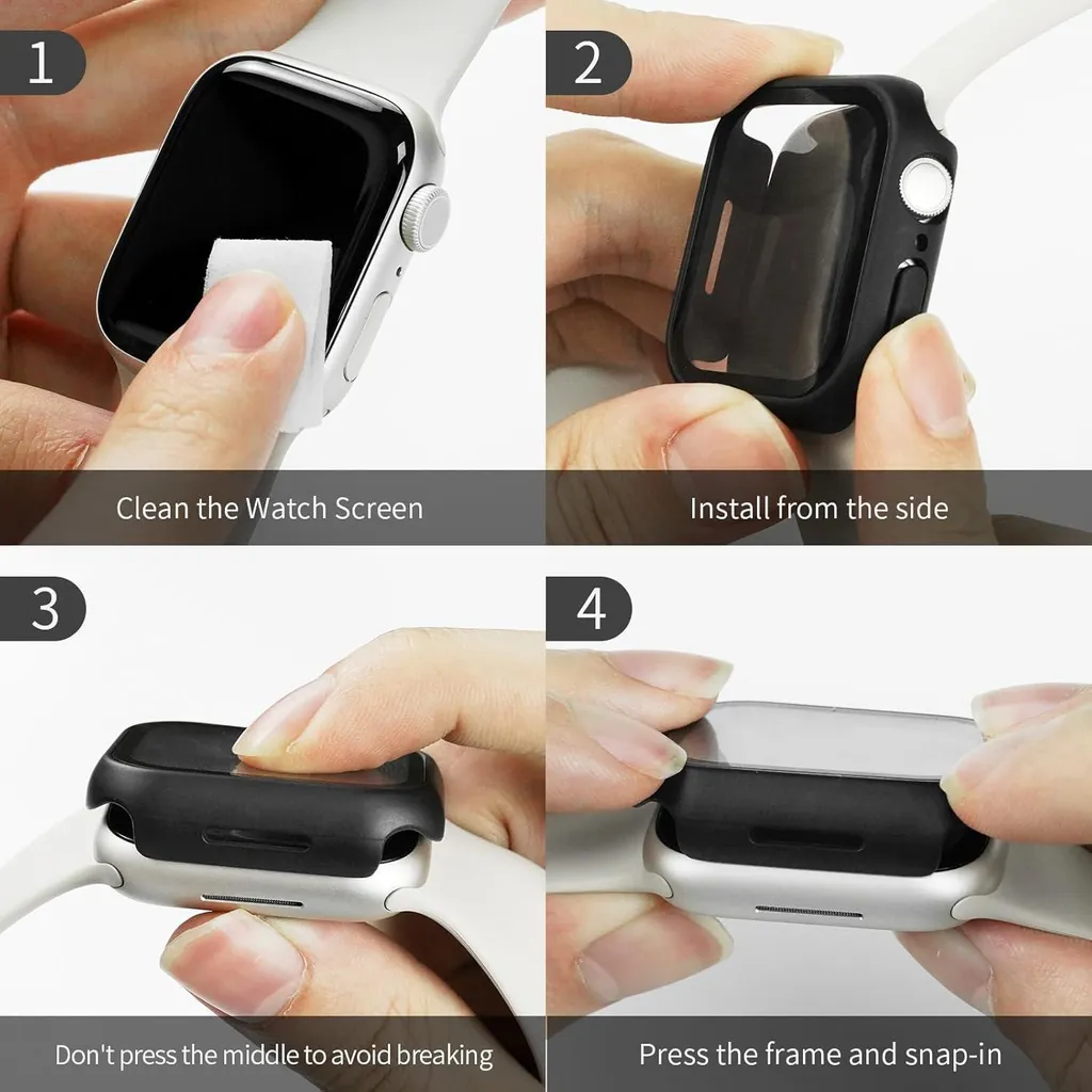 Protection Écran HD Apple Watch 41mm Résistante aux Rayures x2 - 6