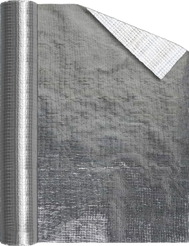 2x dejett ALU Dampfsperrbahn 1,5m x 50m Profi PE Aluminium Dampfsperrfolie, Glasfaserverstärkt, reißfest, wärmeisolierend