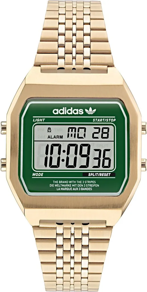 Cronografo Adidas Digital Two AOST22071 Oro e Verde | Recensione