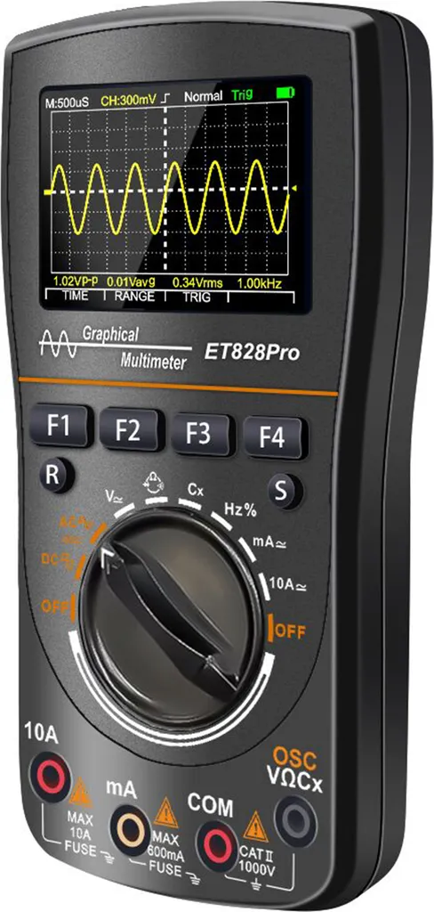 Multimètre oscilloscope graphique intelligent ET828Pro pour tests de DIY - 3