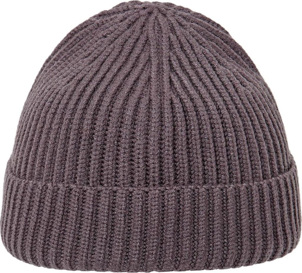 Leoberg Herren Strickmütze in verschiedenen Designs & Farben - Wintermütze für jedes Outfit in 178077-grau-02