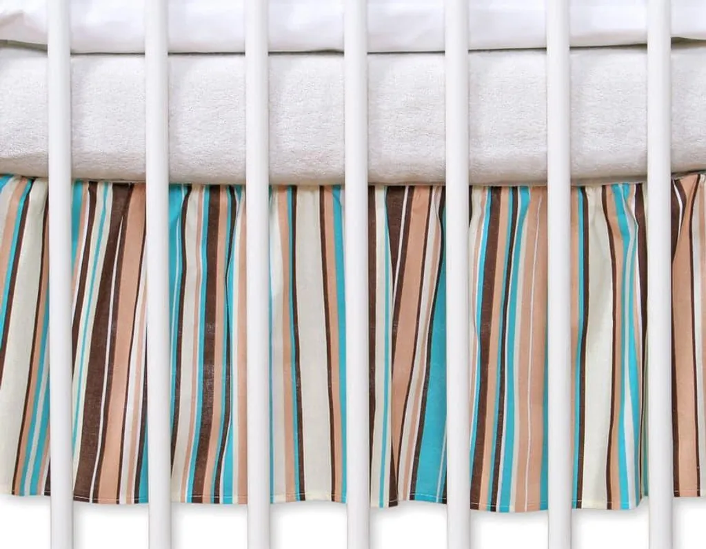 Volant Letto 100% Cotone Naturale - Mantovana Coprirete Shabby Chic