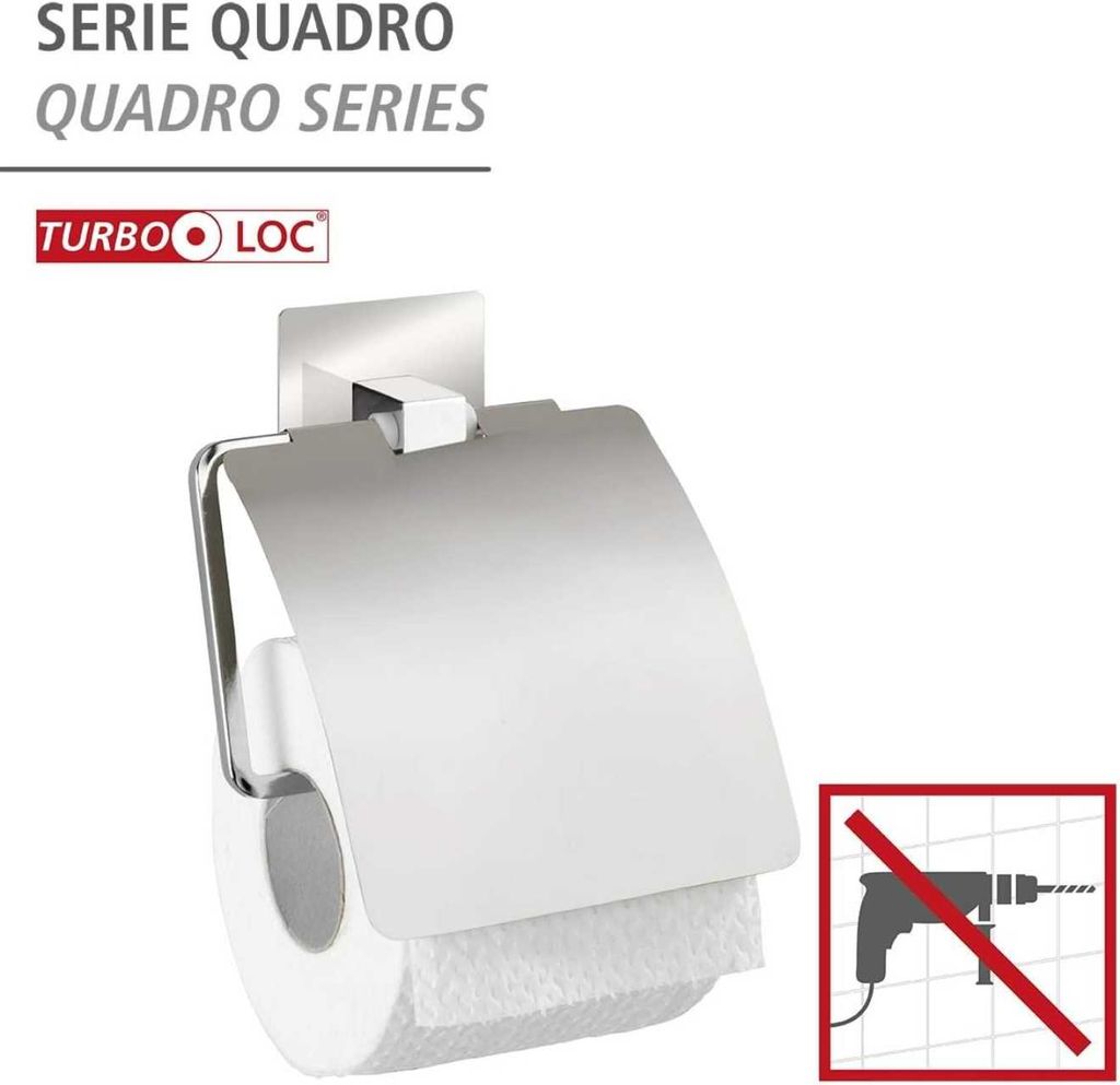 Toilettenpapierhalter Turbo-Loc® Edelstahl