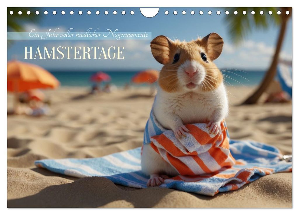 Hamstertage (Wandkalender 2027 DIN A4 quer), CALVENDO Monatskalender