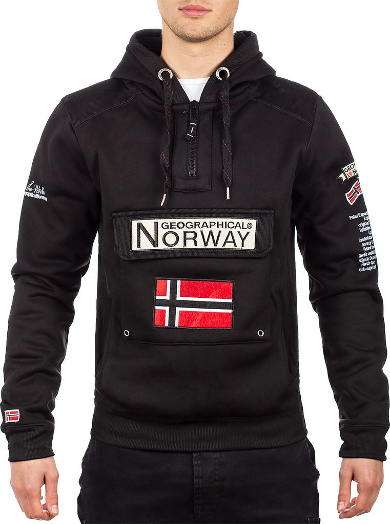 Geographical Norway Herren Pullover Gymclass Black S