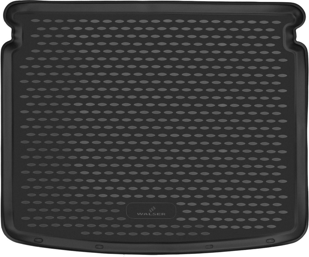 WALSER XTR Kofferraumwanne für Jeep Compass unterer Ladeboden 01/2016 - 2021, 100% passgenaue Antirutschmatte Auto, Gummimatte Auto, Kofferraum Sc...