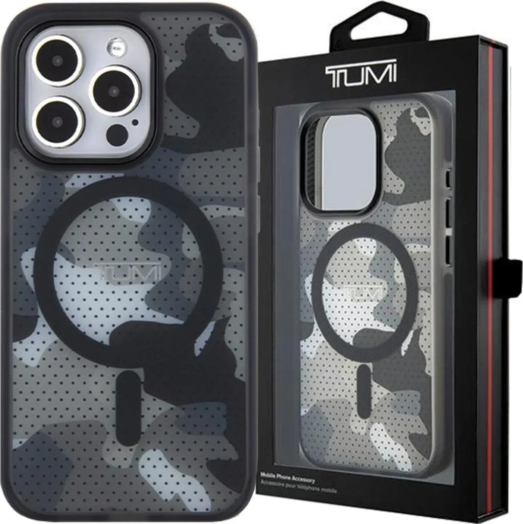 Tumi Tuhmp15Xtcamk Custodia rigida per Iphone 15 Pro Max6.7 Czarny/Nero Stampa mimetica smerigliata Magsafe