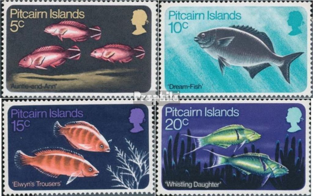 Briefmarken Pitcairn 1970 Mi 114-117 (kompl.Ausg.) Produktbild 