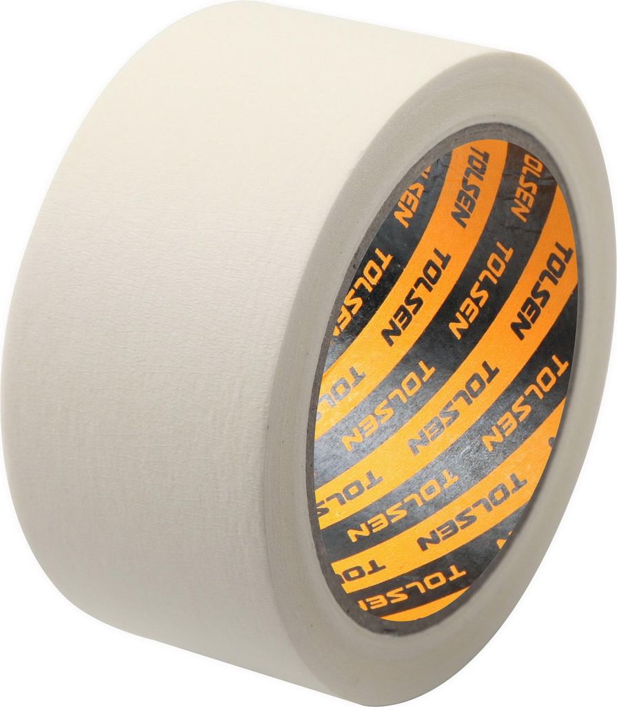 Tolsen Abdeckband 48 mm x 30 m – Hitzebeständig, Malen & Sprühen, Keine Kleberückstände - Maxami