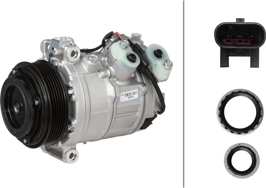 Compresseur 12V Ø 110 HELLA : Fiabilité pour climatisation Defender