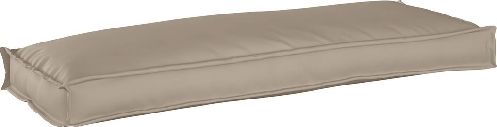 Möbel Palletkissen für Bank Taupe 110x40x8 cm Oxfordstoff - Gartenmöbelauflagen 42001633