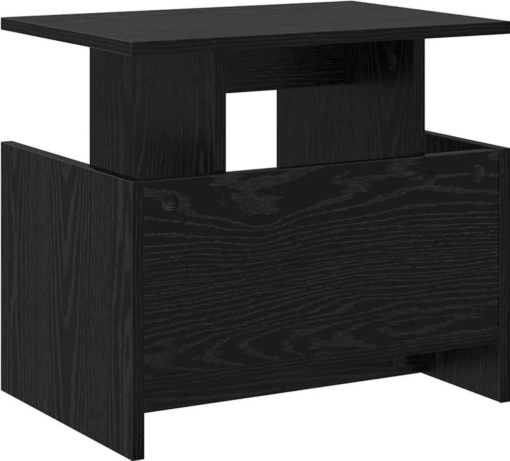 Offerta Mobile Porta TV vidaXL Rovere Nero 50x35x45 cm | Salvaspazio - 7