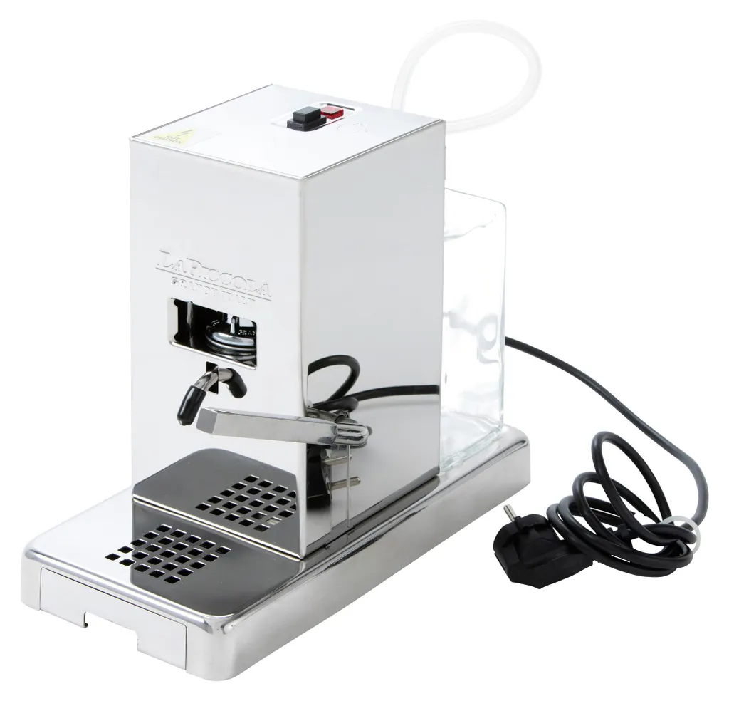Cafetière à dosettes ESE Lucaffe Lucidatura en Inox Miroir haut de gamme