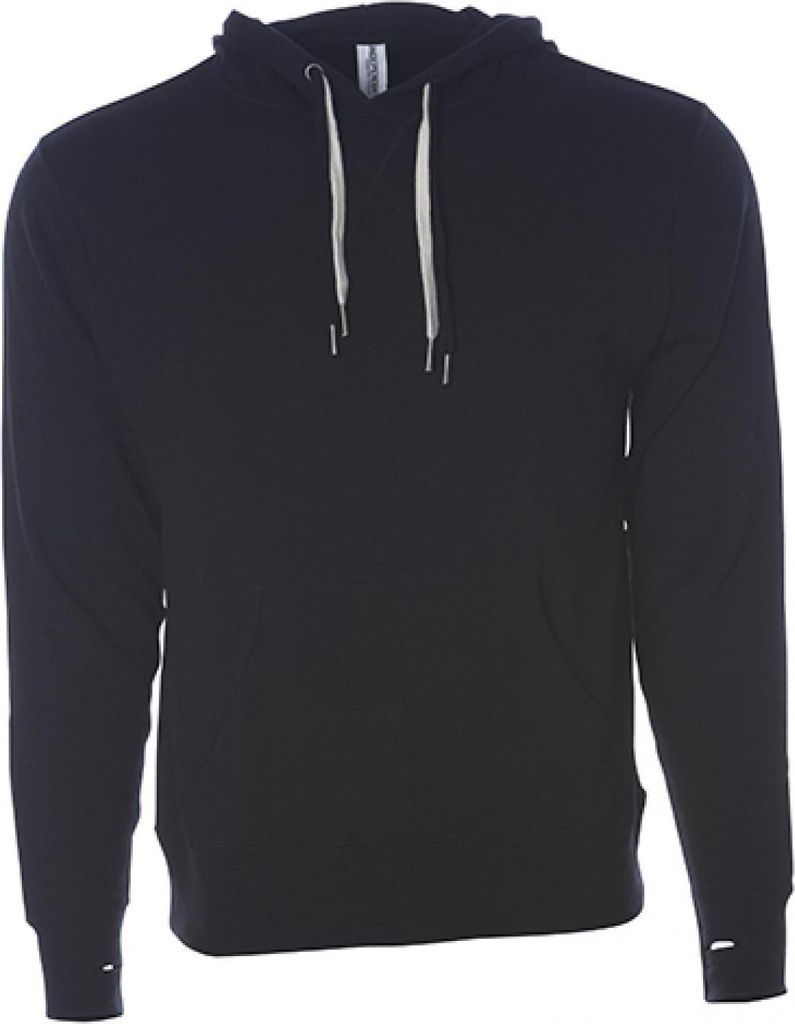 Independent PRM90HT | Herren Midweight French Terry Hooded Pullover - Farbe: Black - Größe: L