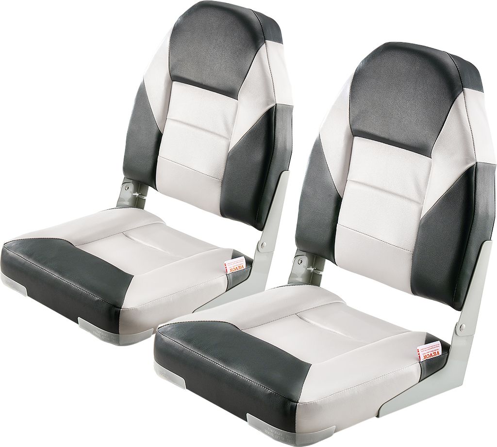 VEVOR 2 pcs. Siège de bateau Siège de bateau à dossier haut Image du produit 