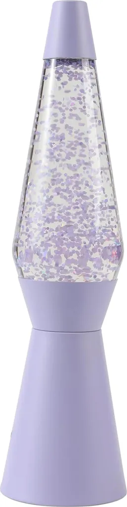 Lampe de Bureau Glitter Lila Pastell avec Effet Magique Lavaspektake