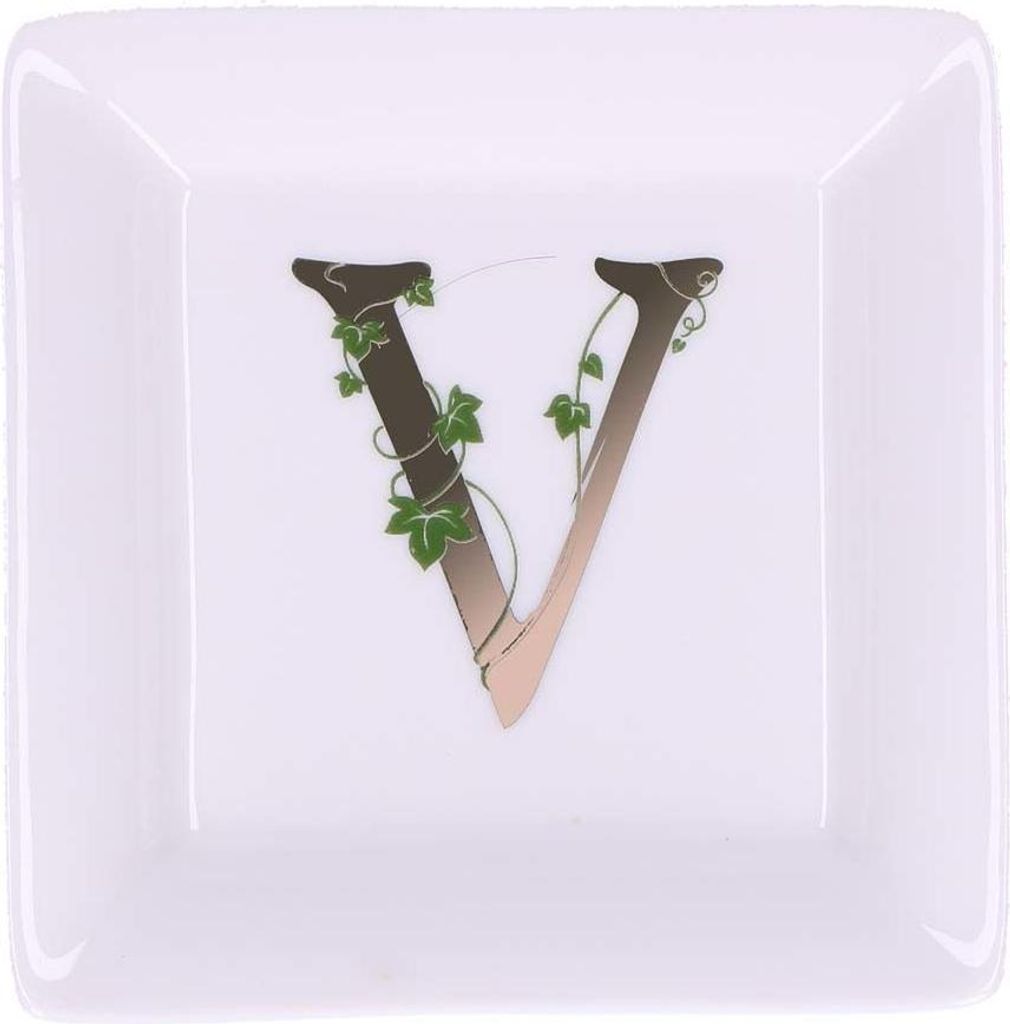 La Porcellana Bianca quadratische Platte 10 cm P00461010V