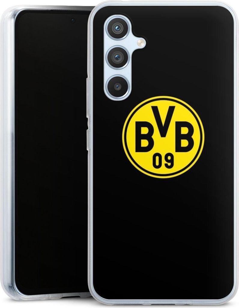 DeinDesign Handyhülle für Samsung Galaxy A54 5G Silikon Hülle Case Smartphone Schutzhülle BVB Borussia Dortmund Logo