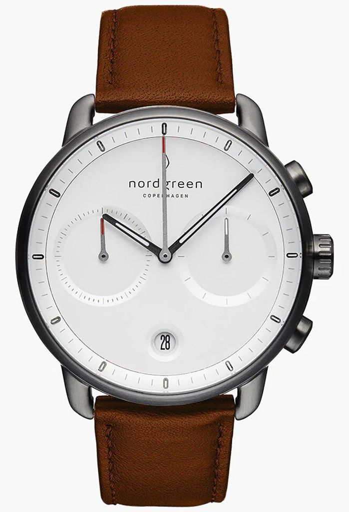 Nordgreen PI42GMLEBRXX Herrenuhr Pioneer Chronograph 42mm 10ATM