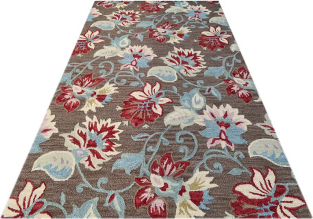 Tapis Fleurs KF-162 Multi 122x183 cm : Sol Coloré et Entretien Facile