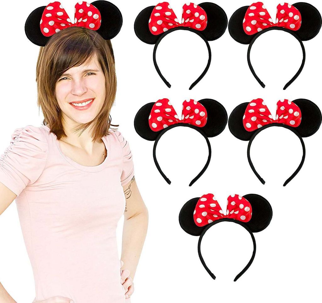 Oblique Unique 6x Haarreif Haarreifen Maus Mouse Ohren mit Produktbild 