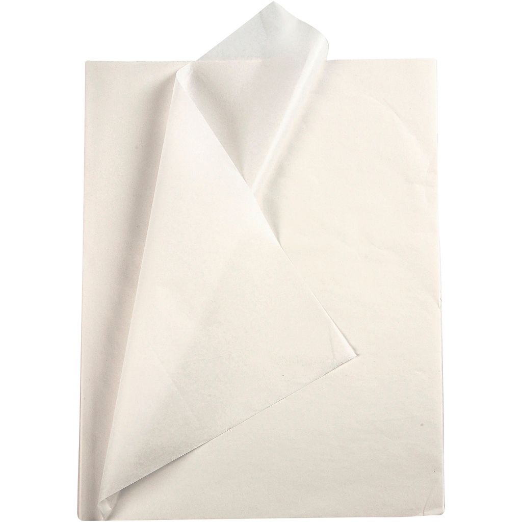 Creativ Company TissuePapier White 10 Blätter 14 Gr, 50x70 cm